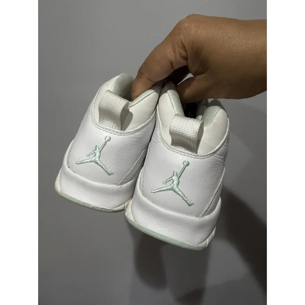 Size 6 2005 Air Jordan 10 Retro GS Ice Green 310806 131‎ J